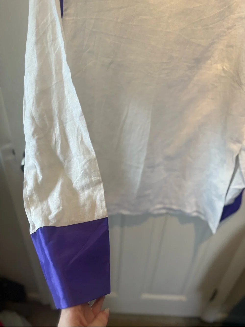 Yaly Couture Women's 100% Linen Japanese style sleeve M - Picture 2 of 7